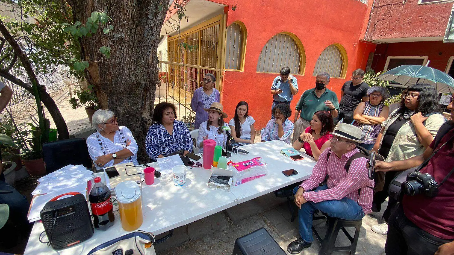 Vecinos parque San Rafael y diputados